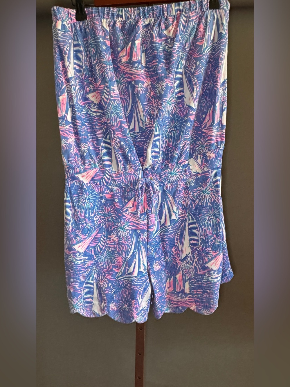 Lilly Pulitzer Boom Boom Strapless Romper – Women’s Large